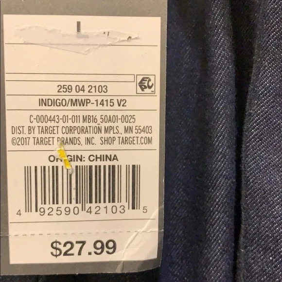 Mossimo Wide Leg Crop Culottes Pants with Tie - Picture 5 of 5